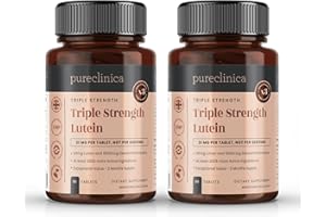 Pureclinica Lutein in dreifacher Stärke, 30 mg x 180 Tabletten mit 1000 mcg Zeaxanthin (90 Stück (2er-Pack))