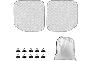 LMYSUFI Parasol Ventanas Traseras Coche Compatibles con Ford Transit Custom 2012-2025, Parasol Trasero Internos, Parasoles para La Ventana Trasera de Dos Puertas