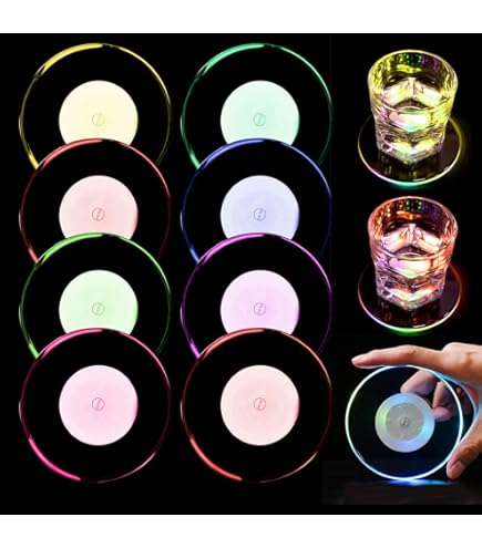 Hello Autumn Wood Slice Coaster Set, Dessous De Tasse Sous