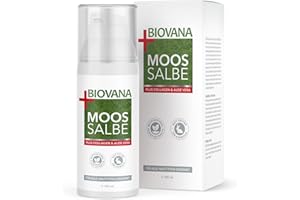 BIOVANA Moossalbe Plus | mit reichhaltigen Pflegestoffen | für jeden Hauttyp | Inhalt 100 ml
