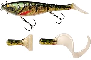 Berkley Zilla Tailswinger Lure – la prima esca snodata sul mercato con incredibile azione di nuoto e grande versatilità – perfetta per la pesca al luccio in qualsiasi situazione