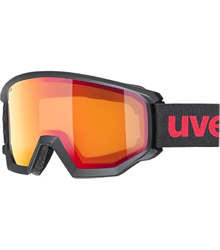 uvex Athletic CV Chrome Gold Ski Goggles for Men and Women