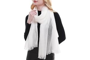 RIIQIICHY Scarf for Women Ladies Lightweight Scarves Pashmina Shawls Wraps Wedding Head Neck Scarfs