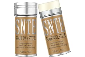 Hair Wax Stick, 2PCS x 2.7 Oz Wax Stick for Hair Wigs Edge Control Slick Stick Hair Pomade Stick Non-greasy Styling Wax for Fly Away & Edge Frizz Hair by Samnyte