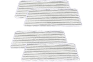 DAGORD 4 unidades Power Pad compatible con limpiador de vapor Vileda Steam XXL Sustituciones de sellos de microfibra (45 x 39,5 x 18 cm)