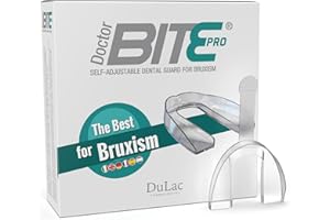 DULÀC FARMACEUTICI 1982 Zgryz Na Bruksizm Nocny Dulàc Doctor Bite Pro, Samomodelujące Urządzenie Medyczne I Made In Italy, Z Uchwytem Na Zgryz W Zestawie
