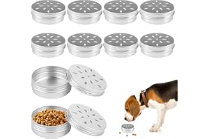 Hundträningstillbehör luktutbildningsväska för hundar runda metallburkar med ventilationshål aluminium hunddoft burkar agilit