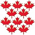 STOBOK 10pcs Maple Leaf Brooches Maple Pins Enamel Pins Canada Maple Badges for Hat Cap Lapel Clothes Fall Decors