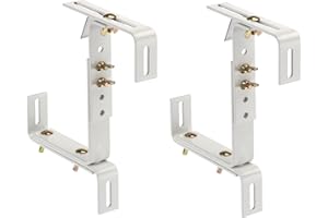 POETIC/EMSA VARIO uniwersalny uchwyt na skrzynki na kwiaty – uniwersalne zastosowanie – do poręczy o szerokości 4 – 15 cm – kolor biały – nośność 50 kg