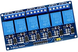 PIRABADI MÓDULO 6 RELES 12 V 6 CANALES OPTOAcopladores ARDUINO RASPBERRY (1082)