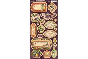 Graphic 45 Fruit & Flora CHIPBD 6X12, Assorted, One Size