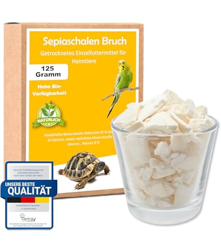 Gusci Di Seppia Premium XL Per Animali - Fonte Naturale Di Calcio Per Rettili, Tartarughe E Uccelli, Confezione Da 250 G - Foto 8