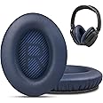 KASTWAVE Replacement Ear Pads Compatible for Bose QC35 & QC35ii Over-Ear Headphones Made- Comfortable Adaptive Memory Foam and Extra Durable Earpads Kit for Bose QuietComfort 35 &35ii(Navy blue)
