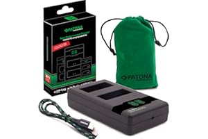 PATONA LP-E17 - PD Performance ładowarka do akumulatora (1000 mA), USB-C Mini Dual LCD - PD/QC (161939)