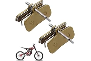 KOOLEVER 2PCS Disc Brake Pads, for Surron Light Bee X/S Segway X160 X260 Talaria Sting MX3 MX4, for Sur-Ron Motorcycle Front Rear Brake Pads, High-Performance Electric Dirt Bike Replacement Accessories