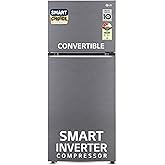 LG Smart Choice, 322 L, 3 Star, Frost-Free Smart Inverter Double Door Refrigerator (GL-S342SDSX, Dazzle Steel, Convertible with Express Freeze)