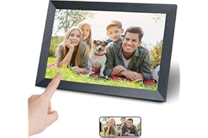 Aorpdd 10.1 Inch HD WiFi Digital Photo Frame, 16:10 Touchscreen Photo Frame with 1280x800 Resolution, 32GB Storage, Frameo App for Instant Sharing