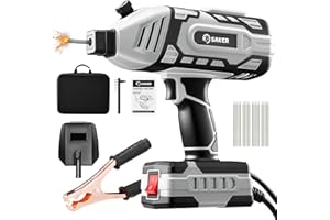 Saker Portable Electric Welding Machine,220V Portable Welder Handheld with IGBT Inverter 5 Variable Current Adjustment, ARC Welder Gun, Fits for 3/32''- 1/8''(2.5-3.2mm) Wire Rods