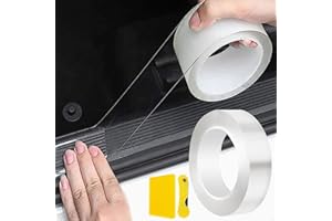 Cutiolly Película de Vinilo Protección de Pintura Automóvil,Película Protectora Autoadhesiva para Coche,Película Protección de Borde,Protectora Transparente Adhesiva para Coches Bicicleta (3cmx10m)