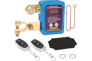 Liwogi 12V Stacca Batteria per Auto, 240A Sezionatore Auto Remoto Senza Fili con Display LED Interruttore di Spegnimento Antifurto Staccabatteria Automatico per Auto, RV, ATV, Camion, Barca