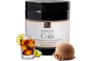 ‎EIS PERFECTO Cola Eispaste Aroma Variegatos Eis Desserts Pralinen Paste zum Verfeinern von leckerem Eis Getränke Kuchen Kekse Tortencremes Eiscremes uvm. Inhalt 250 g