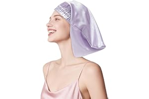 townssilk Gorro de seda para dormir, 100% seda de morera de 22 mommes, para mujer, lujoso, transpirable, se ajusta de forma segura durante la noche y sin presión, ideal para pelo corto y mediano