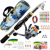 Valkyrie 1.8m &Ccedil;antalı Motorlu Spin Olta Seti Silikon Rapala Misina Jighead Herşey Dahil Tam Set Ultra Hafif Tasarım