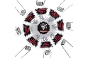 SGerste 48pcs Demon Killer 8 in 1-48 Pre Built Ready Made Wire Coils Finished Heating Wire Tools Kit