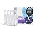 Blink Intensive Soothing Eye Drops, Relief From Dry Eyes - Long-Lasting Lubricating Eye Drops with Hyaluronic Acid, Suitable for Use with Contact Lenses, Refreshing Single Vials, 20 x 0.4 ml
