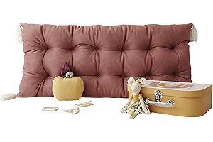 Babywood Cuscino per arco di arrampicata, cuscino per bambini, cuscino per altalena, tappetino per triangolo di arrampicata, cuscino decorativo per la stanza dei bambini (rosa, large)