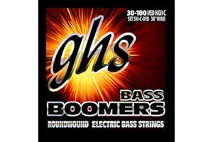 GHS STRINGS GHS BASS BOOMERS String Set For Electric Bass - 5-String - 5M-C-DYB - Medium High C - 030/100