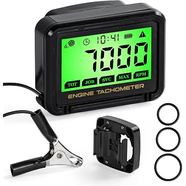 Motorrad-Stundenzähler – Digitaler, Wasserdichter LCD