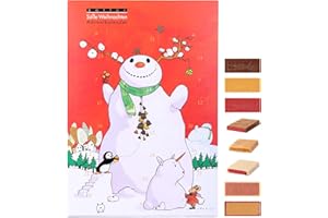 Zotter Süße Weihnachten Adventskalender 2025 – 24 handgeschöpfte Bio & Fairtrade Schokoladentafeln – Mischung pur, gefüllt, Frucht & Nougat Schokolade – nachhaltiger Schokoladenkalender aus Österreich