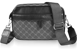 AsyinXson Sacoche Homme Bandouliere Multifonctionnel,Sac à Bandoulière Vintage Shoulder pour Homme,Sacs Business Vintage,Sacs à dos Porté Travers Pochettes Sacs à Main Voyage