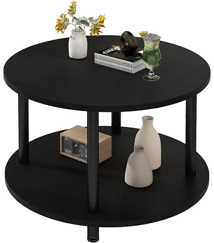 MEBEL ELITE Couchtisch Rund 60 X 45 Cm - Modern Wohnzimmertisch