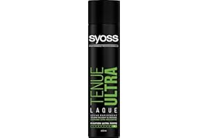 SAINT ALGUE Syoss - Spray Laque Cheveux Coiffant - Tenue Ultra - Coiffures ultra résistantes - Fixation ultra forte - Aérosol 400 ml