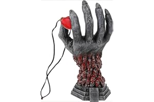Zophlly Hand of God Statua Action Figure, Mano di Dio Anime Manga Model Figura Halloween Scheletro Mano Decorazione Resina Desktop Ornamento