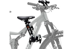 Kids Ride Shotgun - Pacchetto combinato di accessori per seggiolino per bici e manubrio per bambini montato anteriormente | Per la MTB