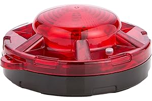 Maxxima SDL-35R Red 3.50" Round LED Emergency Flasher Light