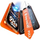 TAURI Screen Protector for iPhone 17 Pro Max [1 Step Installation] | With Dustless Self-Installation Tool, 2 Pieces Tempered