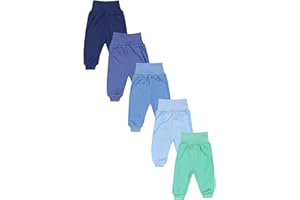 TupTam Pumphose Baby 5er Pack Unisex - Bequeme Baby Hose für Jungen und Mädchen aus Oeko-Tex Baumwolle