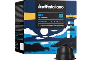 FRHOME Dolce Gusto, 96 kapsułek do kawy z Dolce Gusto skombpatible - Il Caffè Italiano - mieszanka Bezkofeinowy, intensywność 8