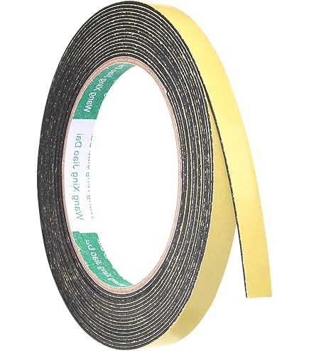 Nastro Guarnizione In Schiuma Uxcell, 10mm X 1mm X 5m (16.4ft), Adesivo