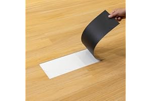 FLOREXP Vinyl Flooring - Linoleum Flooring with Classic Oak Wood Effect,Peel and Stick,Floor Tiles,Self-adhesive,2.0mm 7 Planks Waterproof,for Kitchen,Living Room (1 m² Area,Classic Oak)