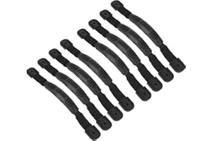 tooloflife Poignées de transport latérales noires pour kayak, canoë, bateau, pagaie