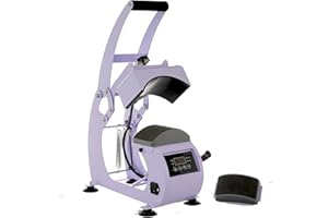 Outbit Kappenpresse Hutpresse Wärmepresse Maschine, 9,5 * 15 cm manuelle Transferpresse Wärmepresse 360 ​​° Rotation Kappen Wärmepresse Maschine mit digitaler LED Temperatur und Zeitregler EU 220 V