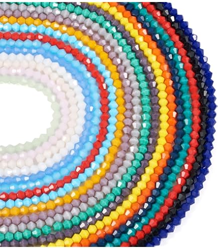 120 Bunte Glas-Tropfenperlen Facettiert – Oben Gebohrt Für DIY Schmuck (Armbänder, Halsketten, Ohrringe)