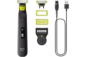 Philips OneBlade Pro 360 Face and Body Afetadora Cortapelos Para Cuerpo y Cara Negra