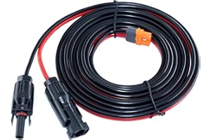 WNYINYY Conector solar a XT60i, cable de extensión de 3 m solar a XT60i, cable de carga 4 mm2 12 AWG, compatible con panel solar Ecoflow Delta Rvier 2 Pro Bluetti