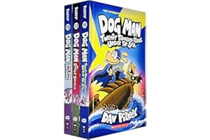 Dog Man Series 11-13 Collection 3 Books Set By Dav Pilkey (Twenty Thousand Fleas Under the Sea, The Scarlet Shedder & Big Jim Begins)